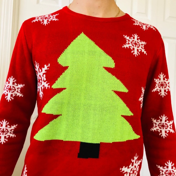 O Christmas Tree Ugly Christmas Sweater M - Picture 3 of 5